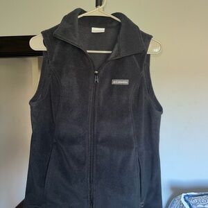 Columbia Charcoal Sleeveless Fleece Vest